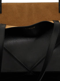 Loewe Shopping Puzzle Fold Tote Black