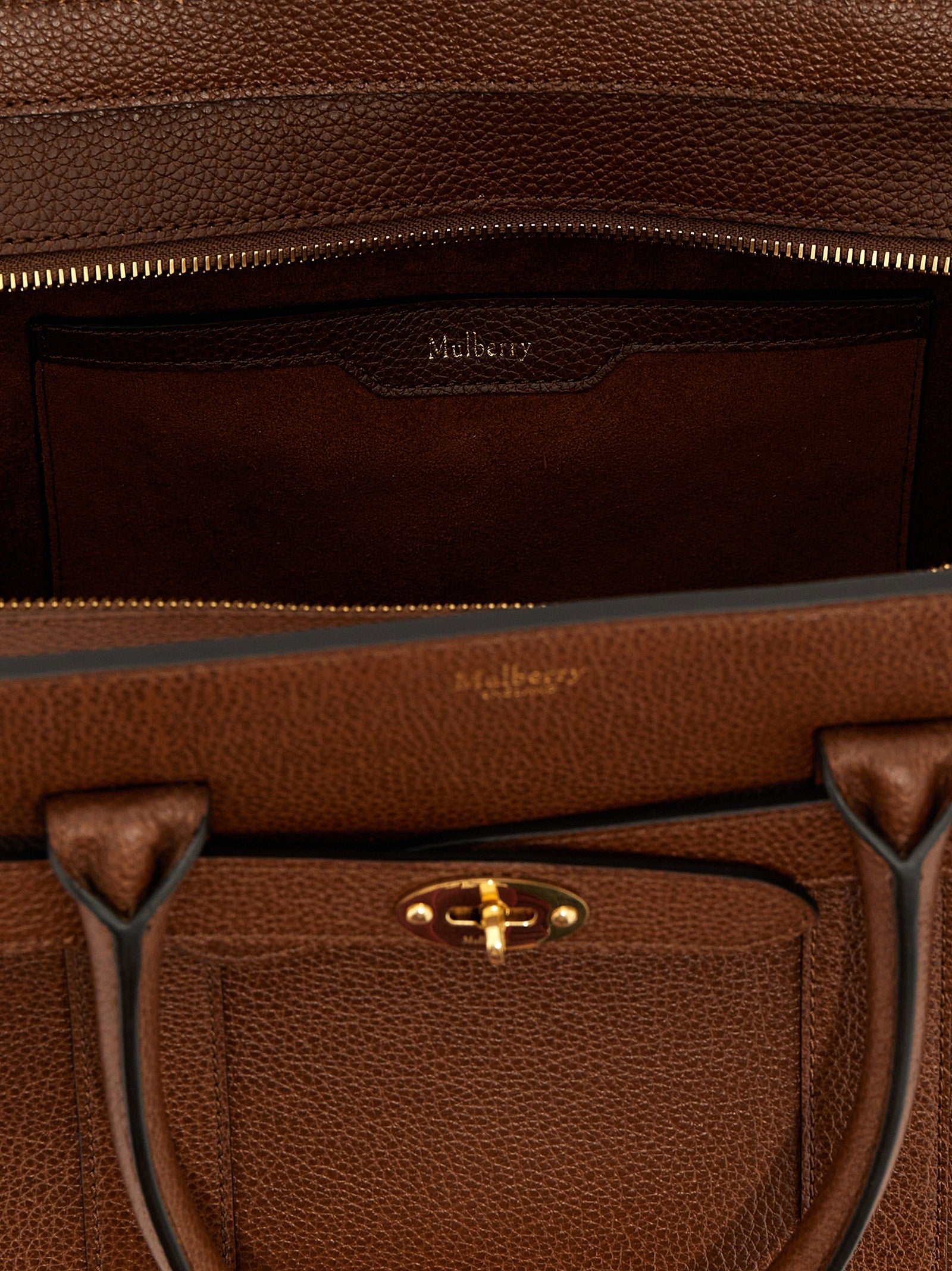 Mulberry Shopping Small Zipped Bayswater Brown