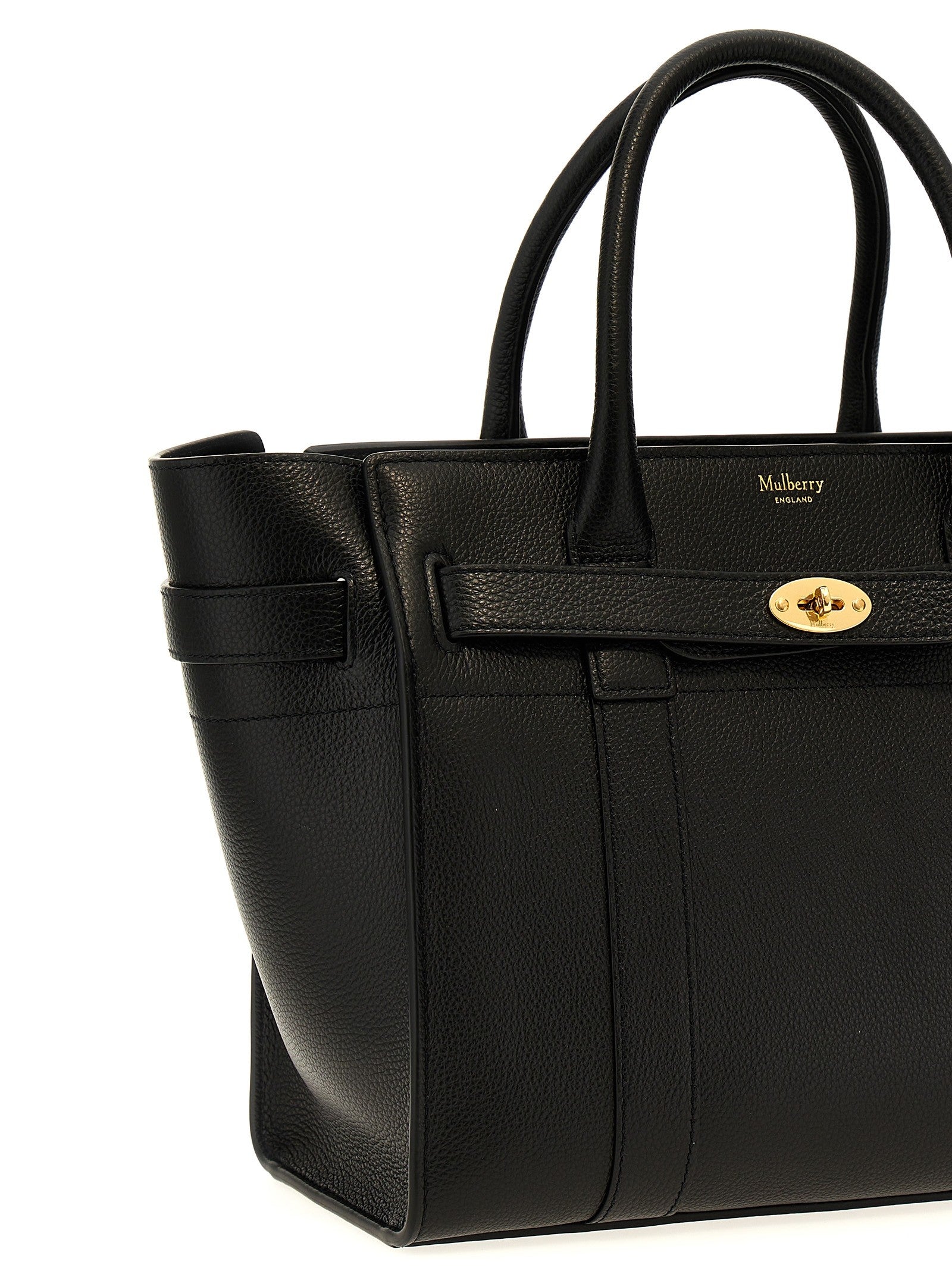 Mulberry Shopping Small Zipped Bayswater Black