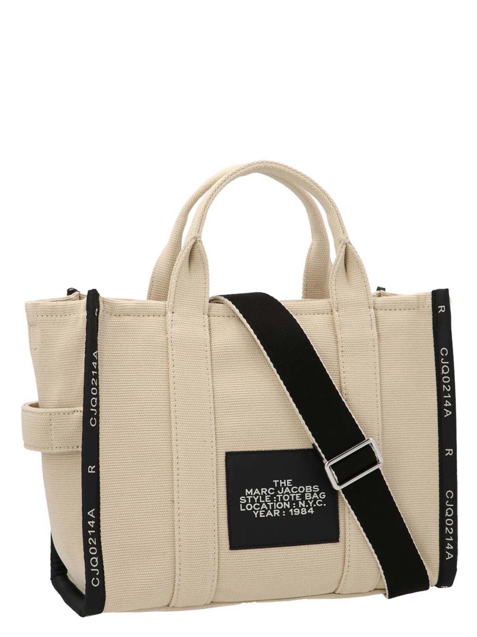 Marc Jacobs Shopping the Jacquard Medium Tote Beige