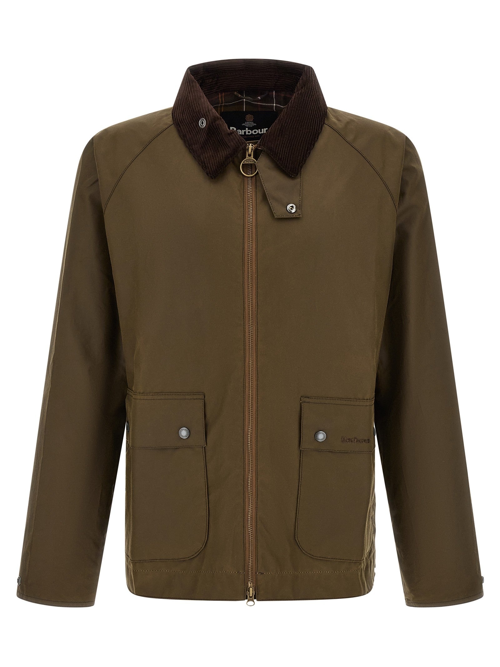 Barbour Short Bedale Jacket Brown