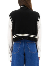 Marni Women's Short Cotton Vest Black