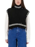 Marni Women's Short Cotton Vest Black