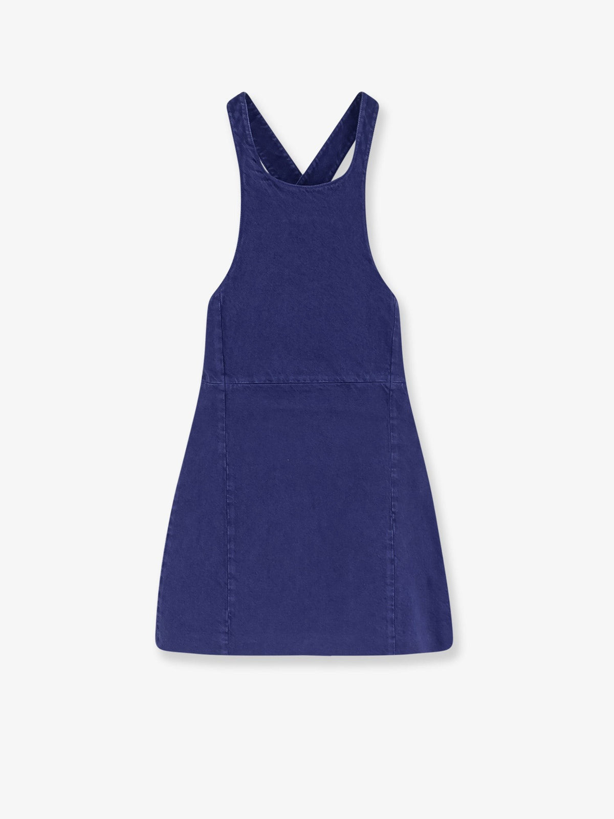 Miu Miu Women's Mini Denim Dress Inchiostro