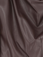Actualee Women's Short Faux Leather Dress Brown, view 3