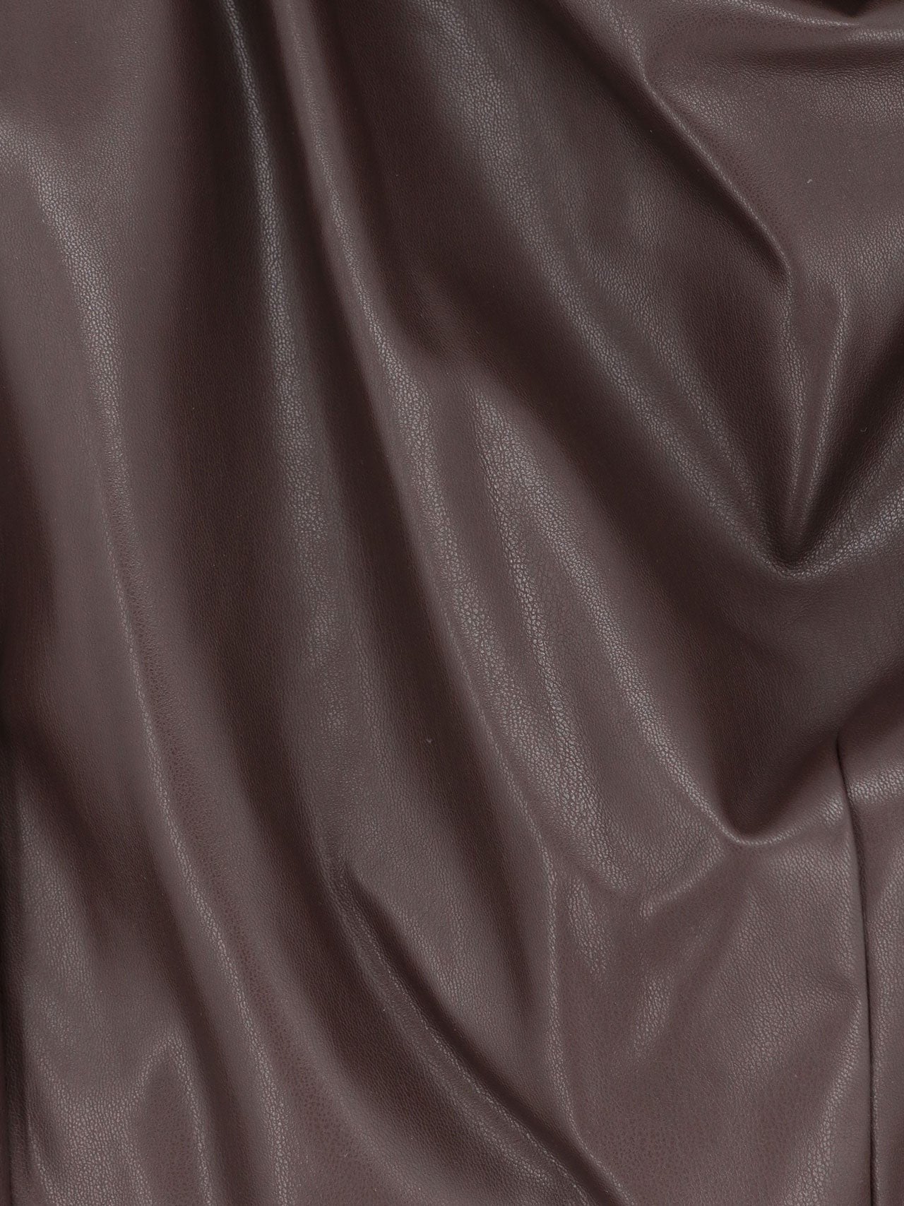 Actualee Women's Short Faux Leather Dress Brown