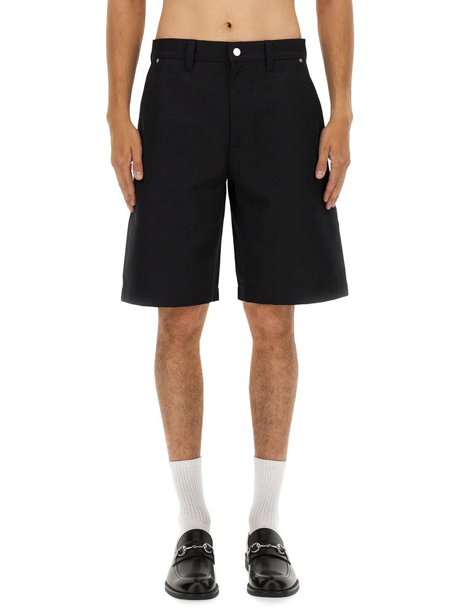 Gucci Men's Short GG Jacquard Black