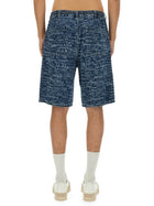 Marni Men's Short in Denim Blue, view 3