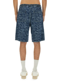 Marni Men's Short in Denim Blue