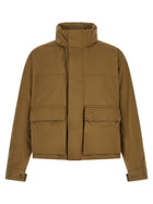 Lemaire Short Rain Parka Green