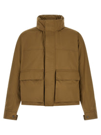 Lemaire Short Rain Parka Green