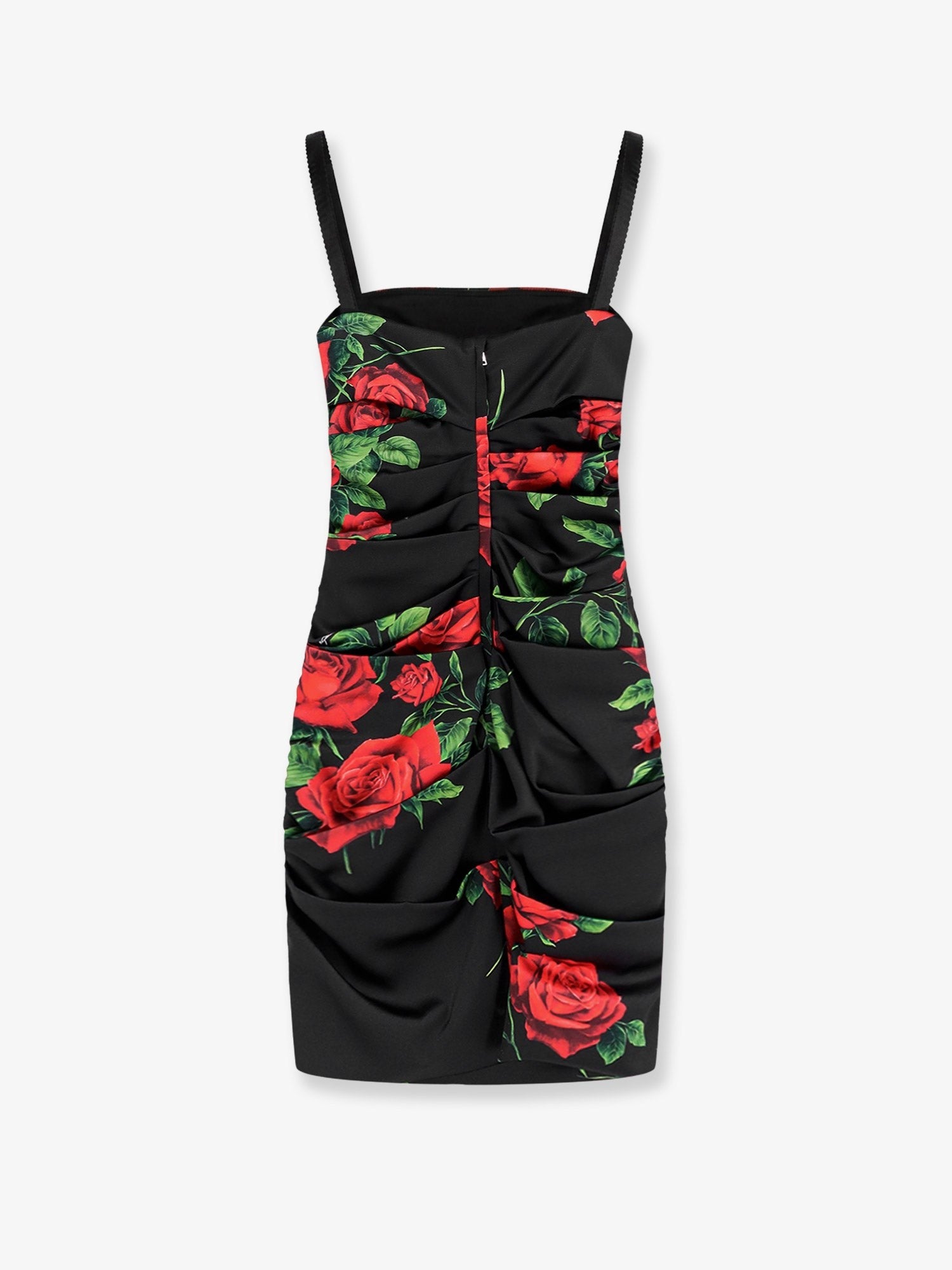 Dolce &amp; Gabbana Women's Short Satin Dress Black