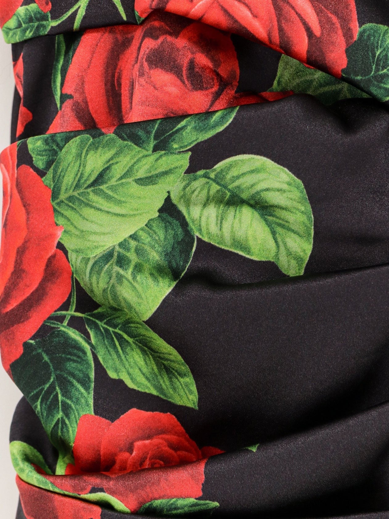 Dolce &amp; Gabbana Women's Short Satin Dress Black