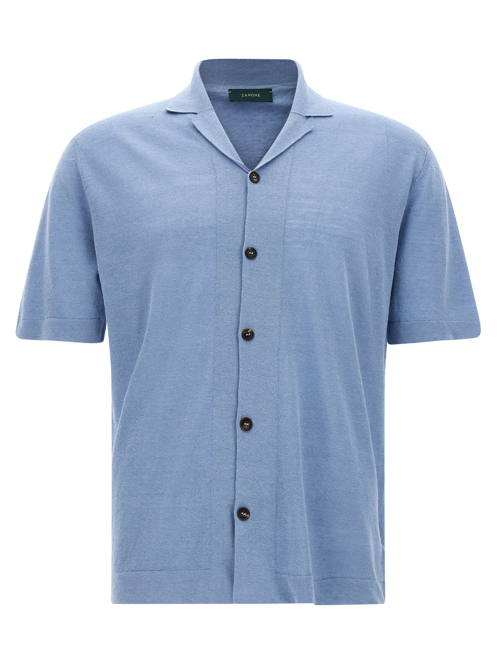 Zanone Short Sleeve Shirt Blue