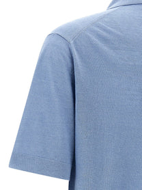 Zanone Short Sleeve Shirt Blue