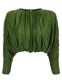 self-portrait Short Top Green