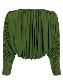 self-portrait Short Top Green