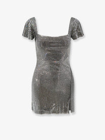 self-portrait Women's Short Tulle Dress Grey