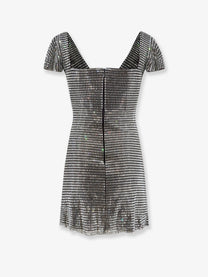 self-portrait Women's Short Tulle Dress Grey