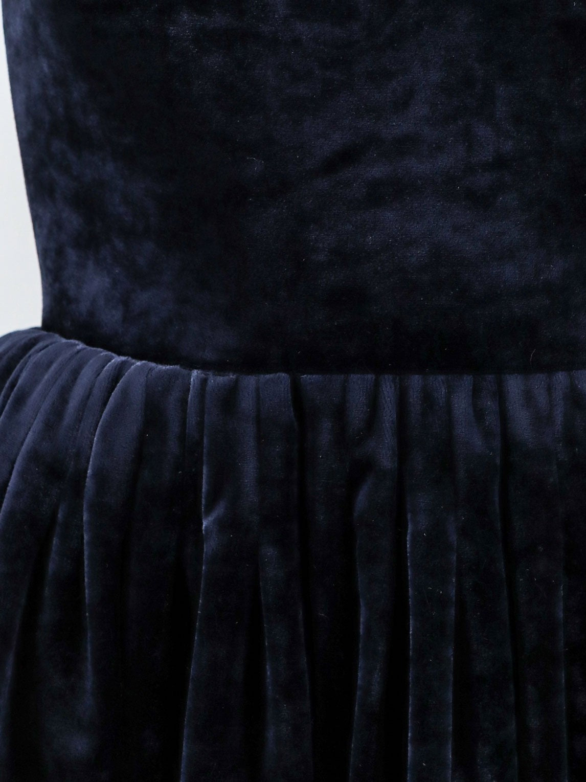ALAÏA Women's Short Velvet Dress Black