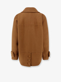 Chloé Women's Short Wool Coat Grey