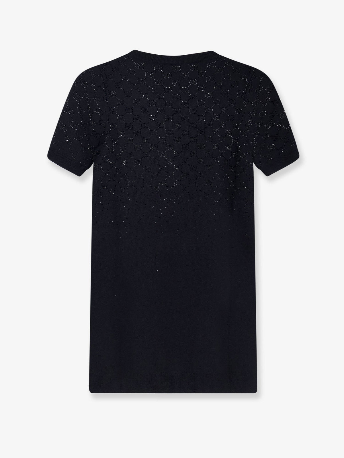 Gucci Women's Short Wool Dress Black