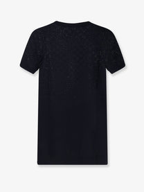 Gucci Women's Short Wool Dress Black