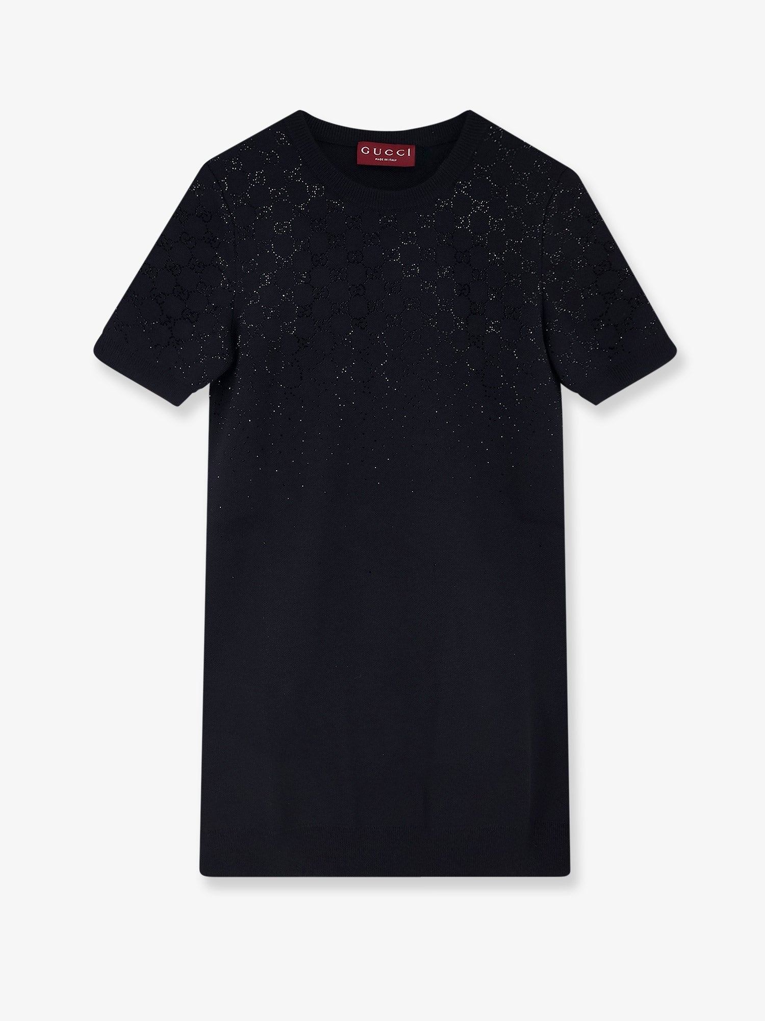 Gucci Women's Short Wool Dress Black