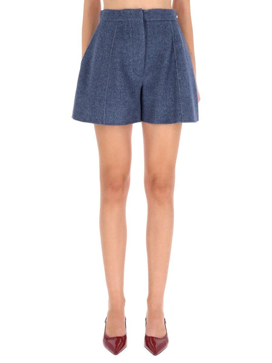 Sportmax Women's Shorts Braiesi Blue