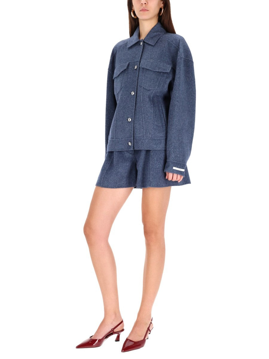 Sportmax Women's Shorts Braiesi Blue, view 2