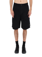 C.P. Company Men's Shorts Cargo with Patch Black, view 4