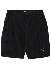C.P. Company Men's Shorts Cargo Con Patch Black