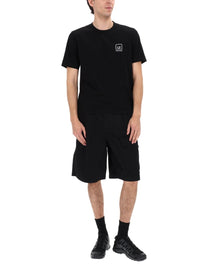 C.P. Company Men's Shorts Cargo Con Patch Black