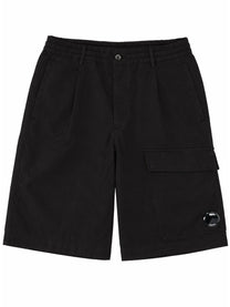 C.P. Company Men's Shorts Cargo Con Patch Black