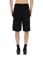 C.P. Company Men's Shorts Cargo with Patch Black, view 6