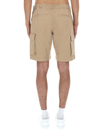Woolrich Men's Shorts Cargo in Cotone Beige