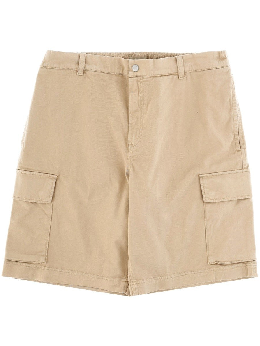 Woolrich Men's Shorts Cargo in Cotone Beige