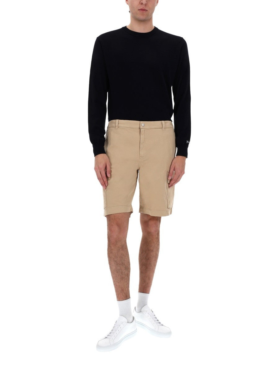 Woolrich Men's Shorts Cargo in Cotone Beige