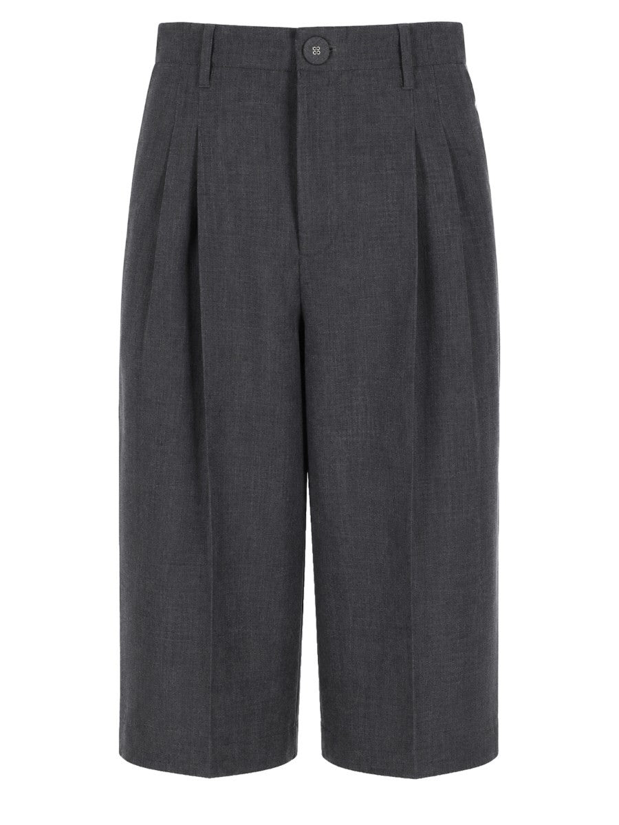 Ami Paris Women's Shorts Carrot Grey