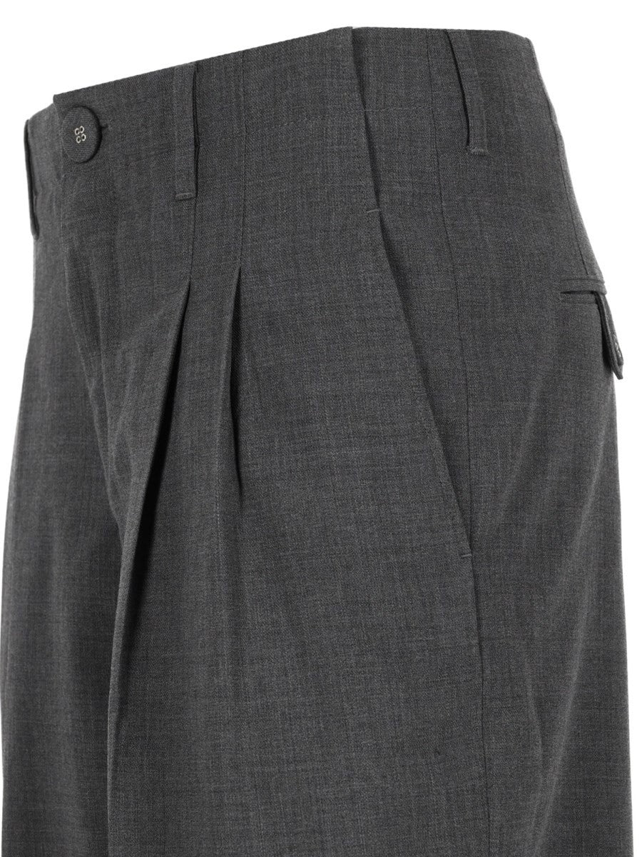 Ami Paris Women's Shorts Carrot Grey, view 3