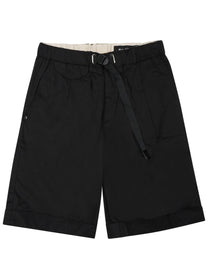 White Sand Men's Shorts Con Cintura Black