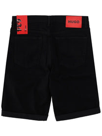 HUGO BOSS Men's Shorts Con Patch Black
