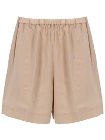 Patou Women's Shorts DA Spiaggia in Misto Seta Blue