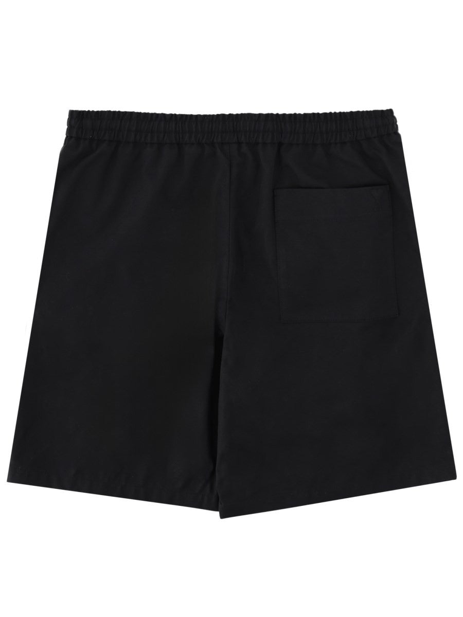 Ami Paris Men's Shorts Elasticizzati Con Black