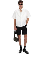 Ami Paris Men's Shorts Elasticizzati Black, view 2