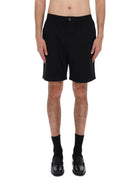 Ami Paris Men's Shorts Elasticizzati Black, view 6
