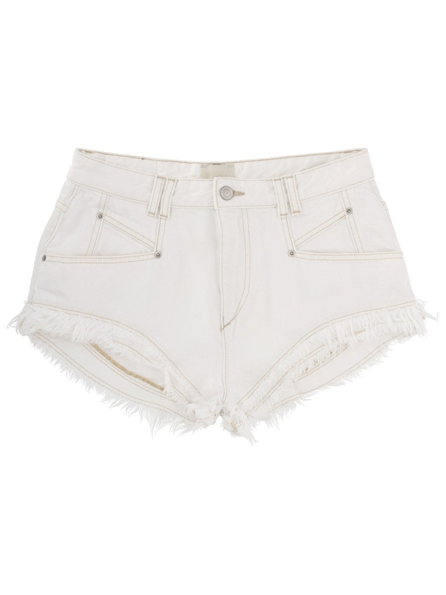 ISABEL MARANT Women's Shorts Endeidala White