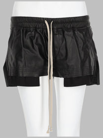 Rick Owens Women's Shorts Fog Boxer Black