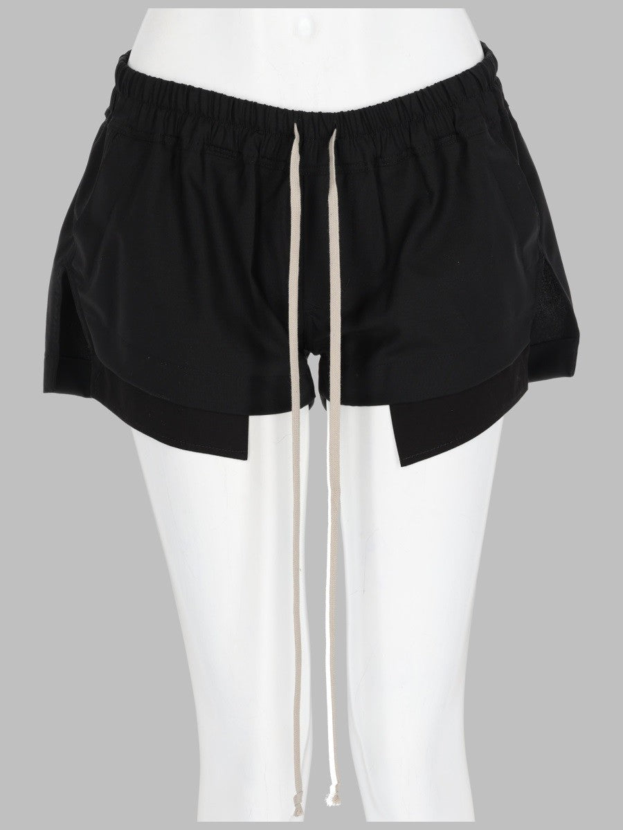 Rick Owens Women's Shorts Fog Boxer Black
