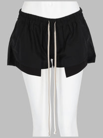 Rick Owens Women's Shorts Fog Boxer Black